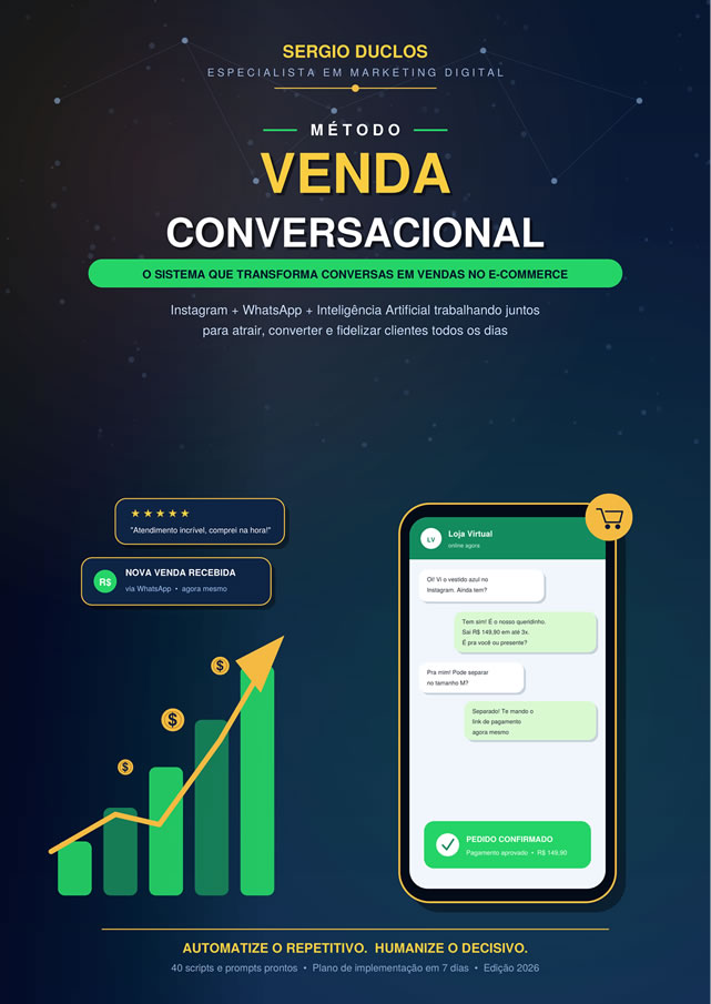 Capa do Ebook - Método Venda Conversacional